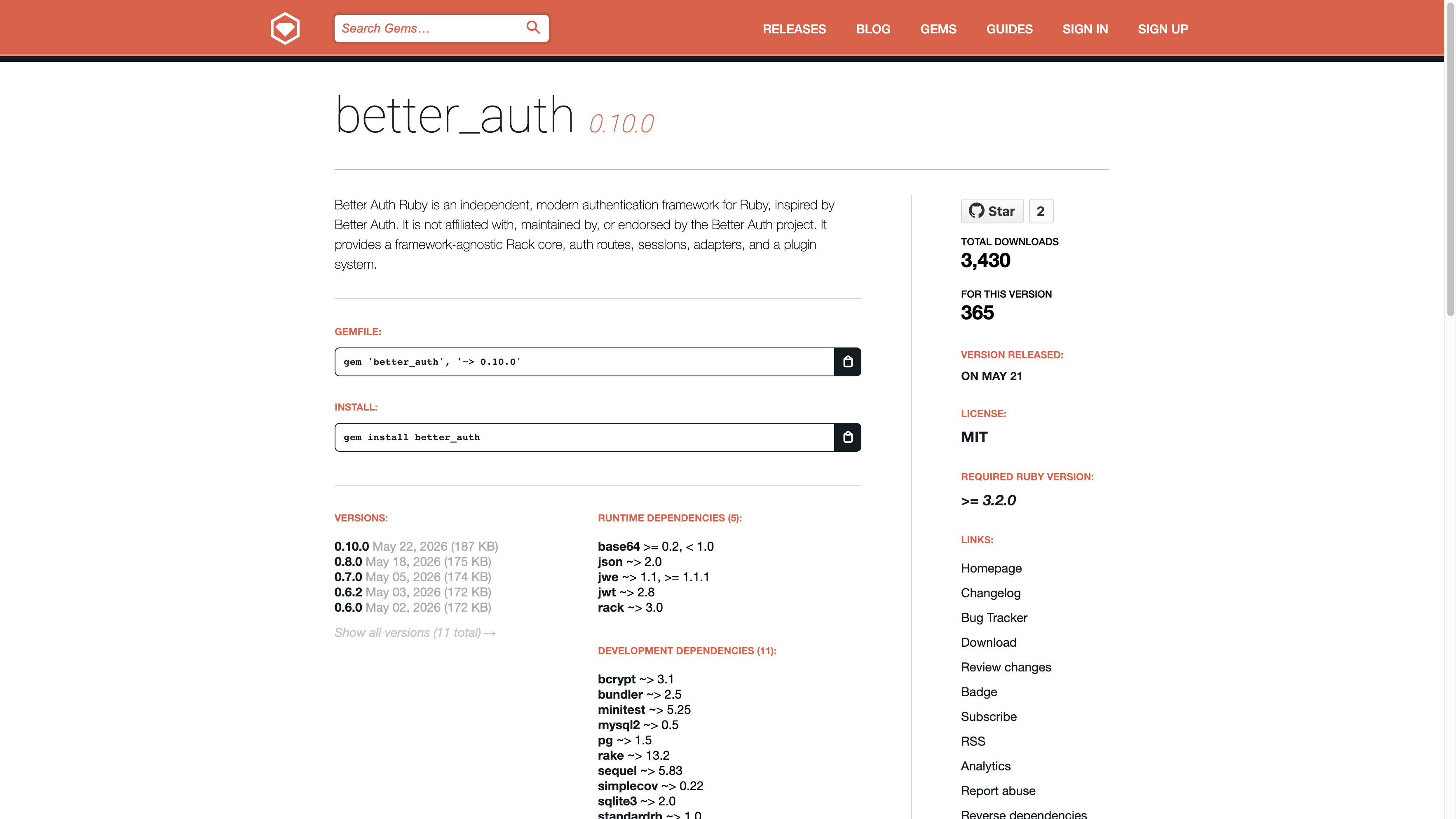 better-auth screenshot